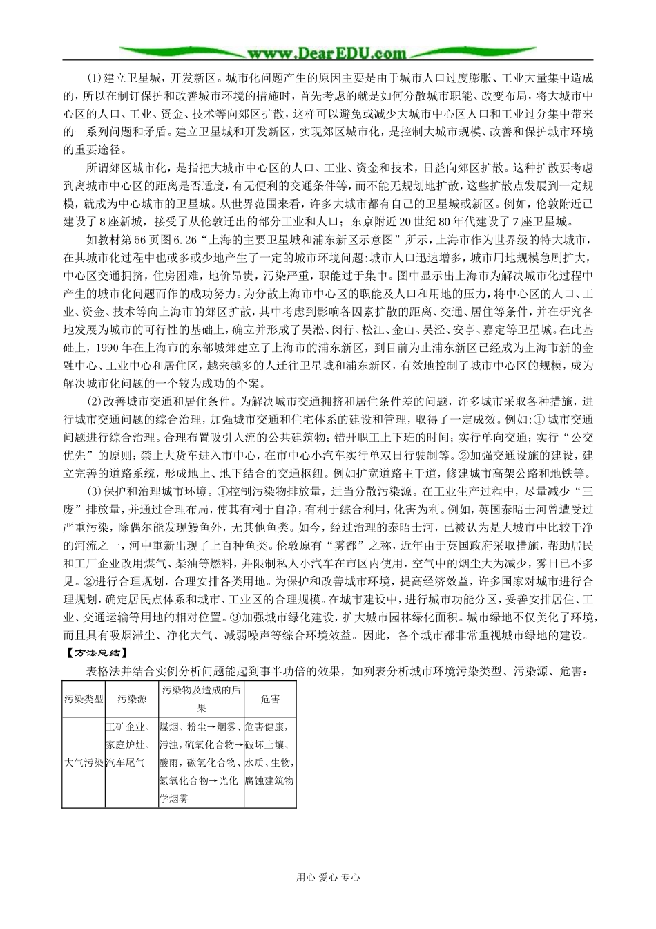 人教版高中地理必修下册城市化过程中的问题及其解决途径1_第3页
