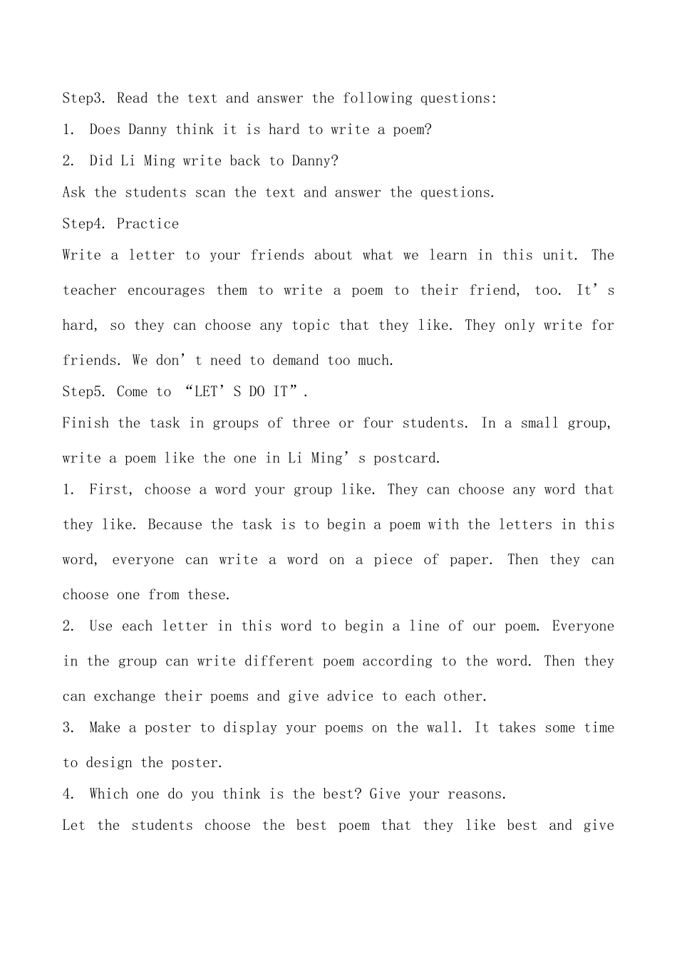 九年级英语下册Unit1 You Can Write Poetry Lesson7 Trading Poems冀教版_第2页