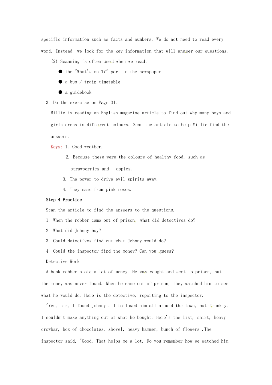 九年级英语上册 Unit 2 Colour Study skills教案 牛津版-牛津版初中九年级上册英语教案_第2页