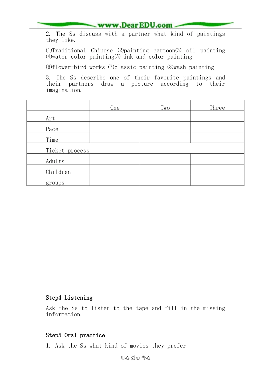 英语旧人教高中第一册上 Unit12 Art literature--Period 1_第2页