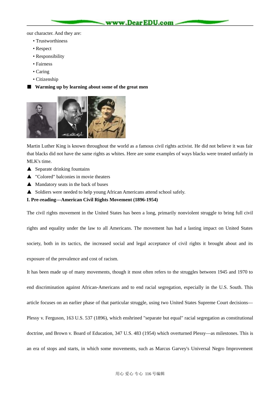 高中英语Unit 3 Fairness for all Reading_第2页