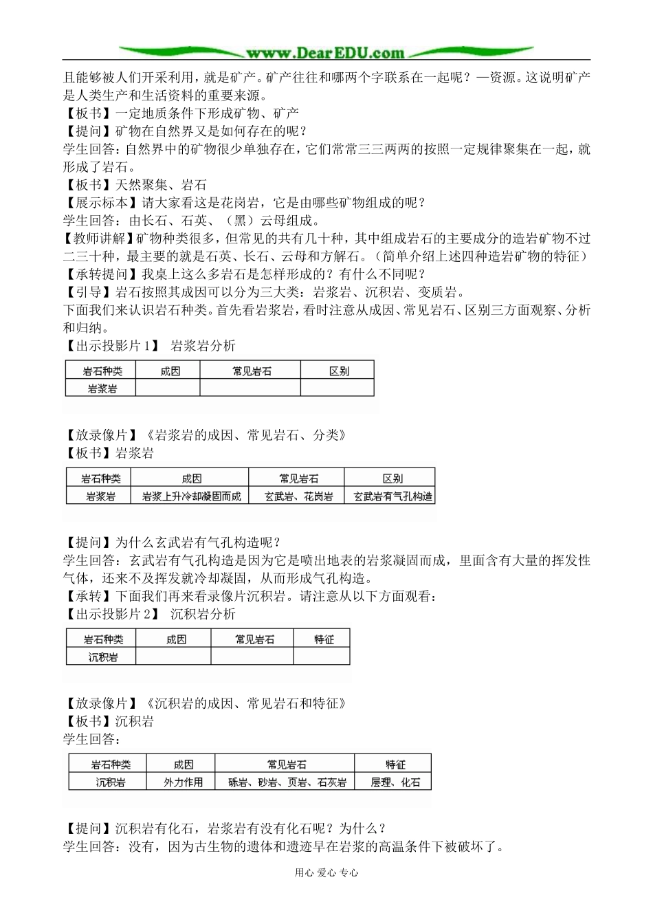 人教版高中地理必修上册地壳物质的组成与循环_第2页