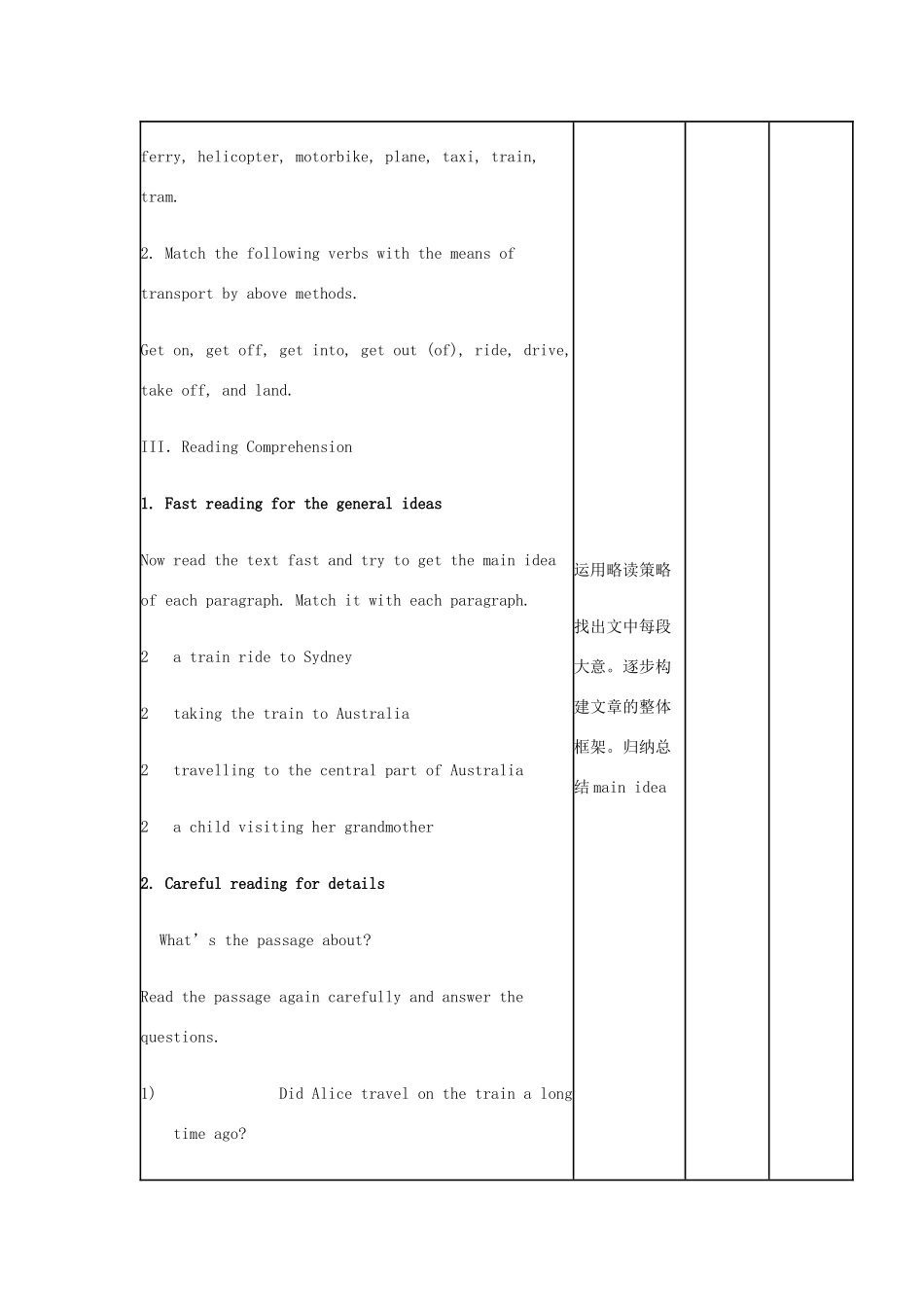四川省宜宾市一中高一英语上学期第5周教学设计-人教版高一全册英语教案_第2页