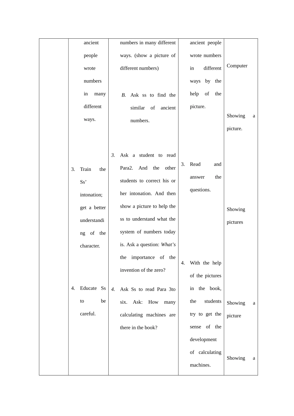 七年级英语上册 unit4 The world of numbers Intensive reading教案 牛津深圳版_第2页