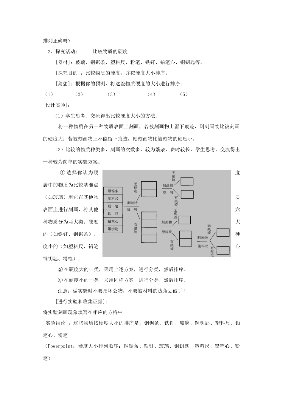 八年级物理上册 5.4《认识物质的一些物理属性》教案 （新版）粤教沪版-（新版）粤教沪版初中八年级上册物理教案_第3页