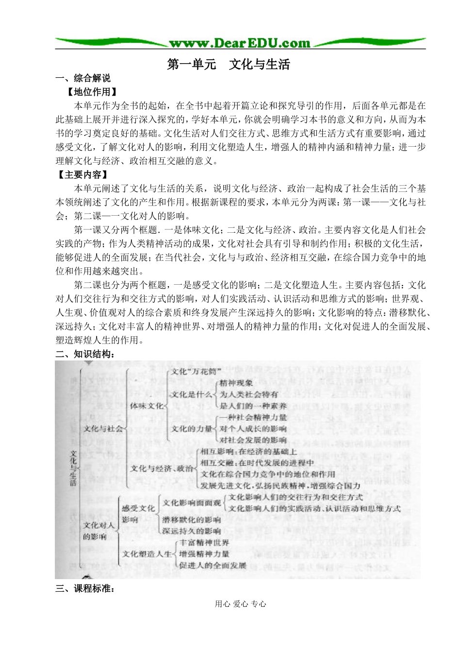 文化生活全套教案_第1页