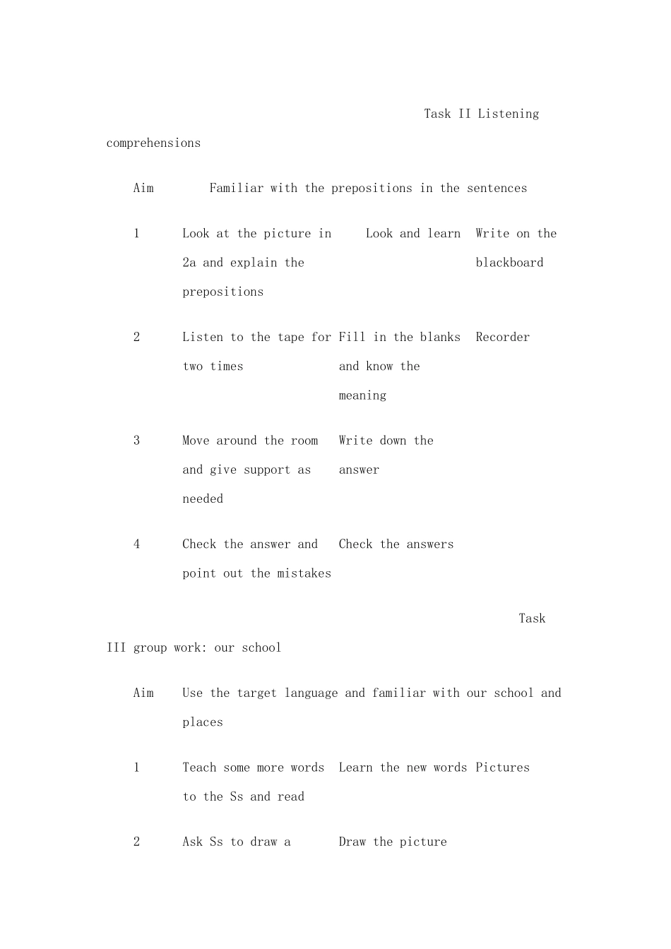 七年级英语下学期Unit1教案1新课标人教版_第3页