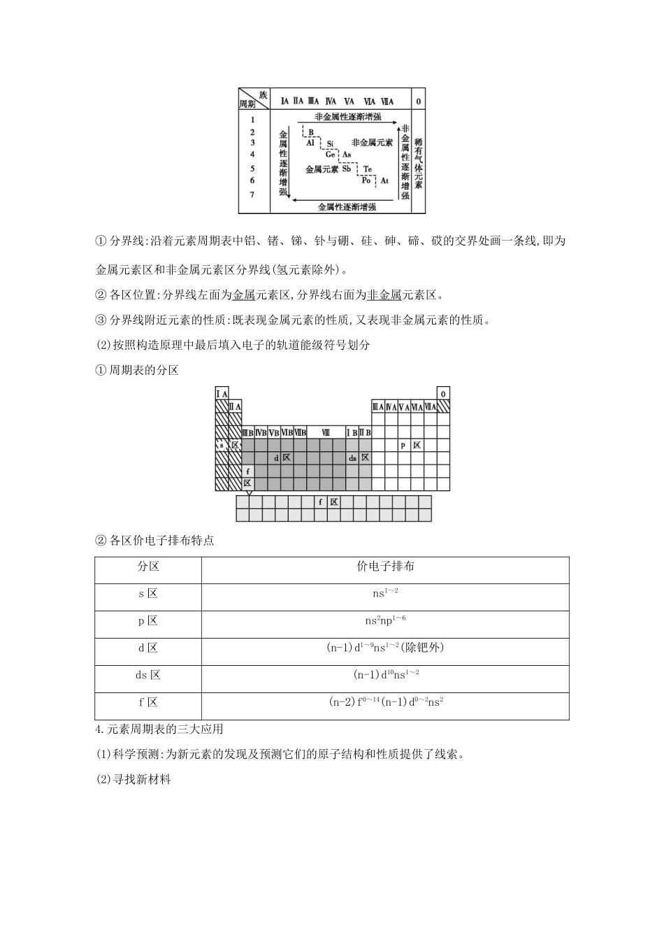 高考化学一轮复习 第五章 第2课时 元素周期表和元素周期律教案 鲁科版-鲁科版高三全册化学教案_第3页