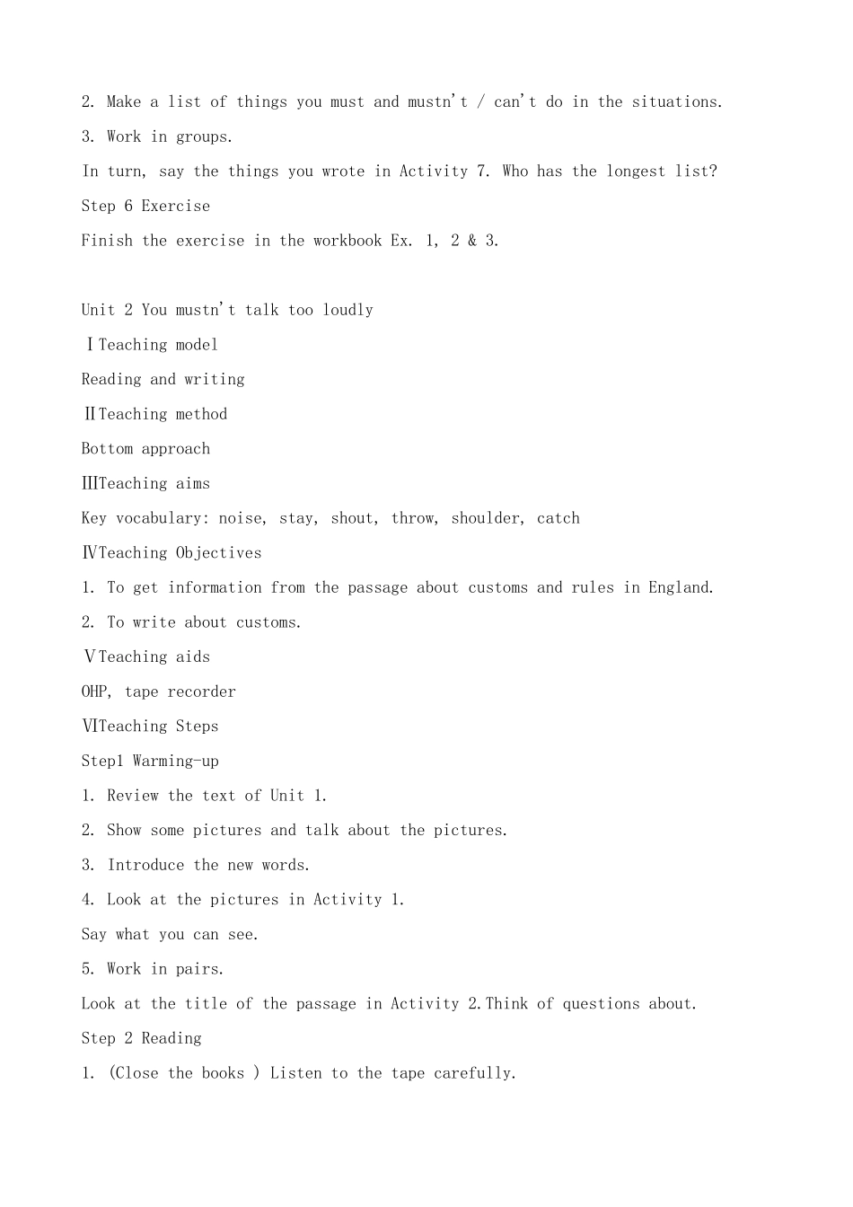 外研社八年级英语Module 12 Manners and customs_第3页