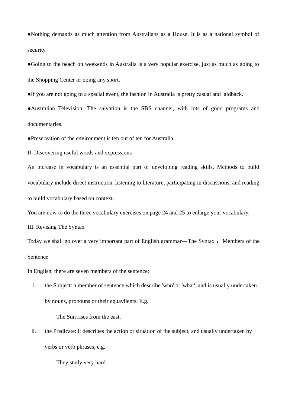 高中英语Unit 3 Australia--Learning about Language 人教版选修九_第2页