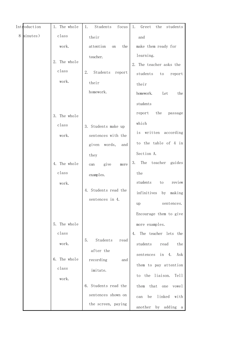 广东省肇庆市田家炳中学八年级英语下册 Unit 6 Topic 1 I have some exciting news to tell you Section B教案 （新版）仁爱版_第3页