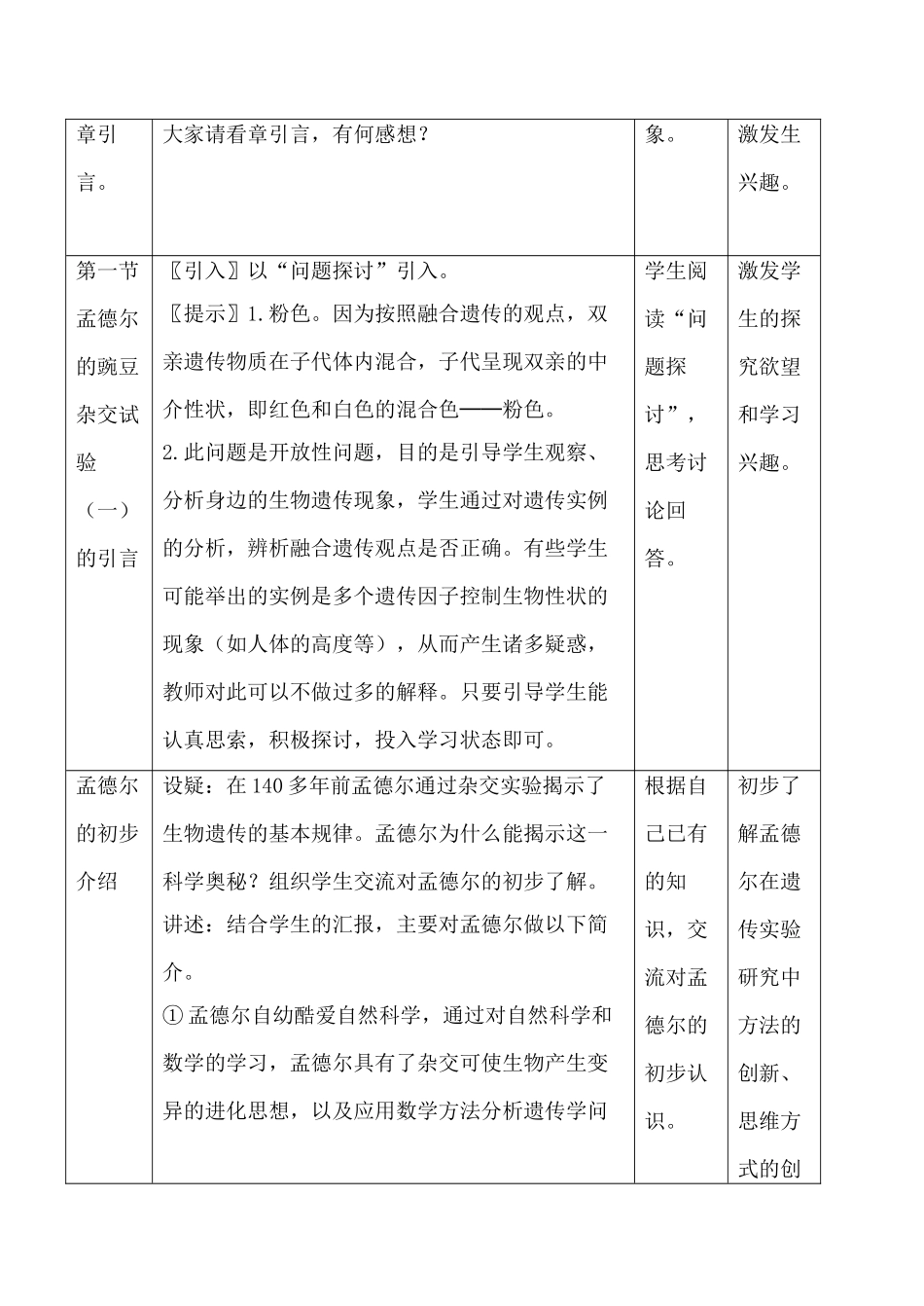 新人教版必修2高中生物孟德尔的豌豆杂交实验（一）2_第2页