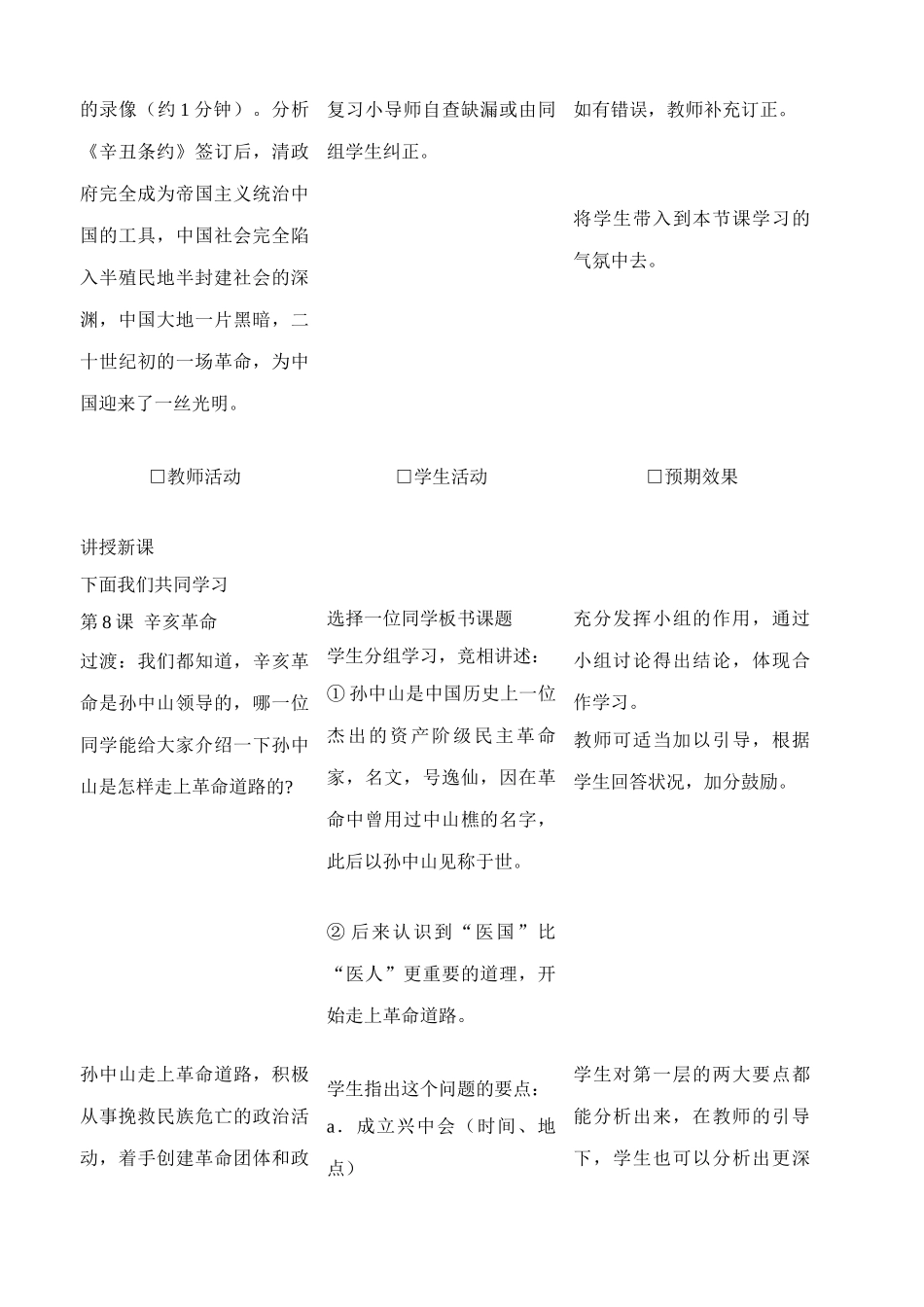 八年级历史人教版辛亥革命(2)_第3页