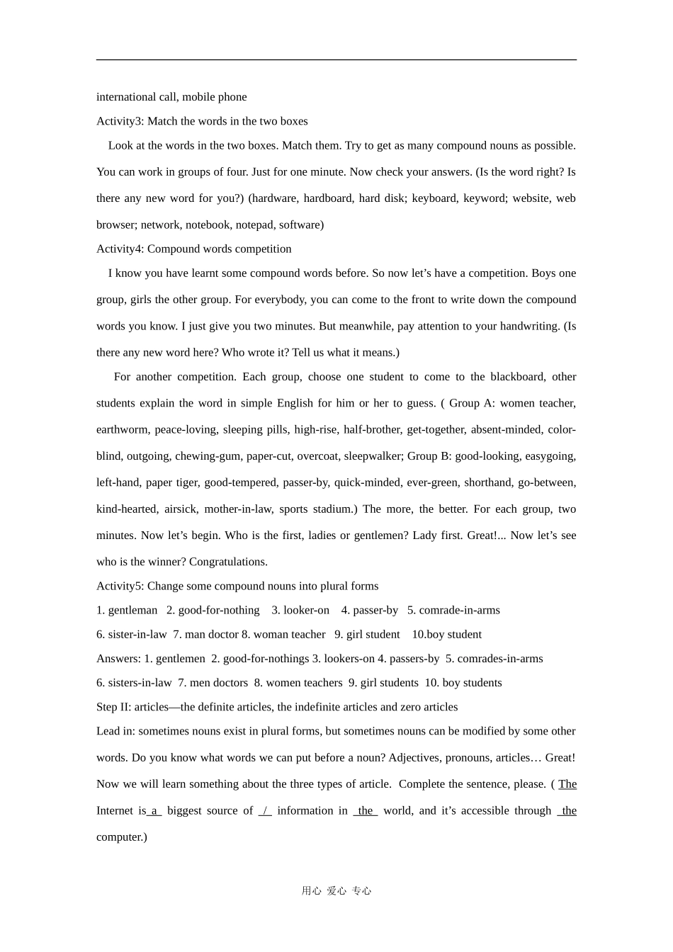 高中英语：module6 grammar教案 外研版必修1_第2页