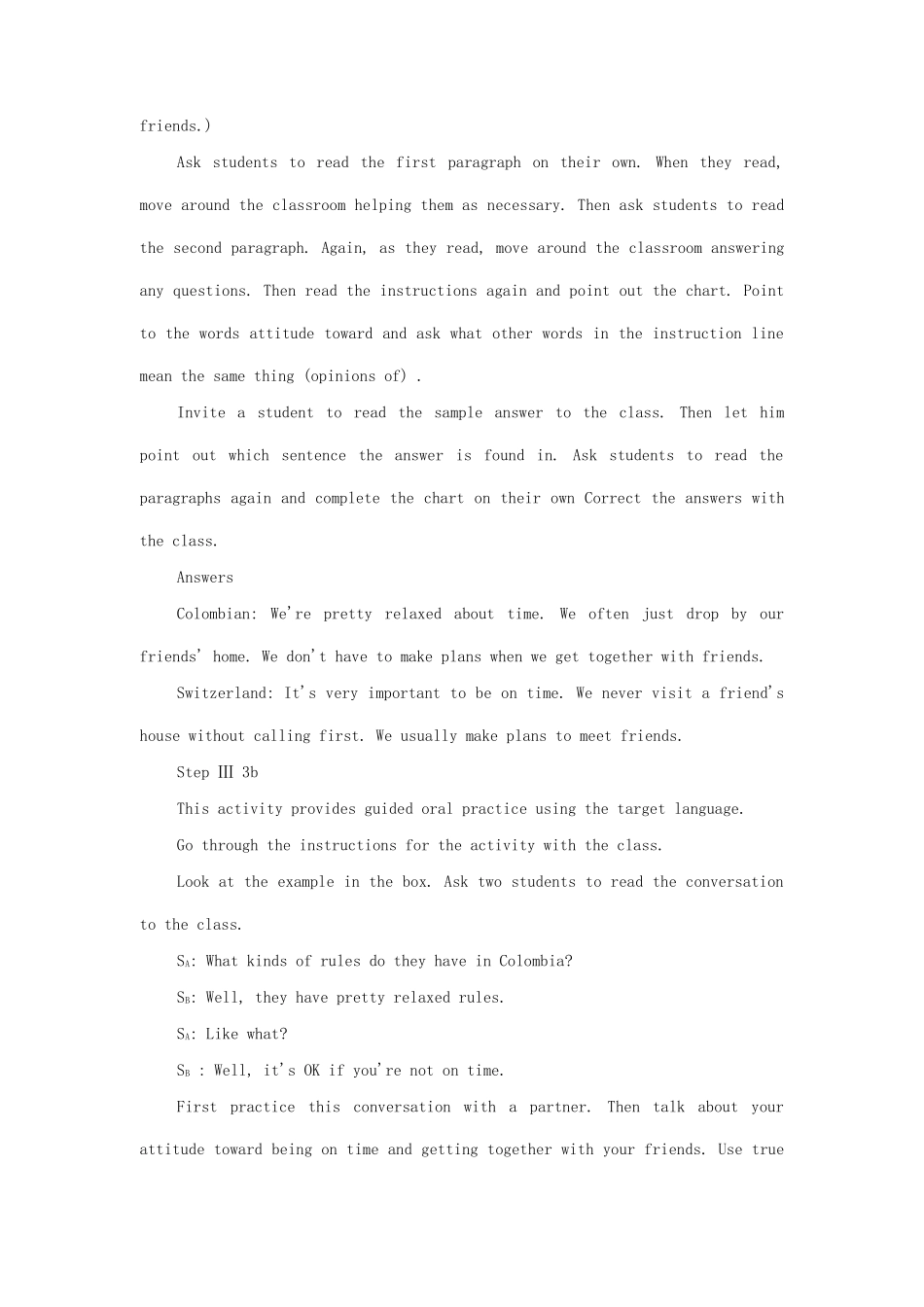 九年级英语全册 Unit 12 You're supposed to shake hands The Third Period教案 人教新目标版_第3页