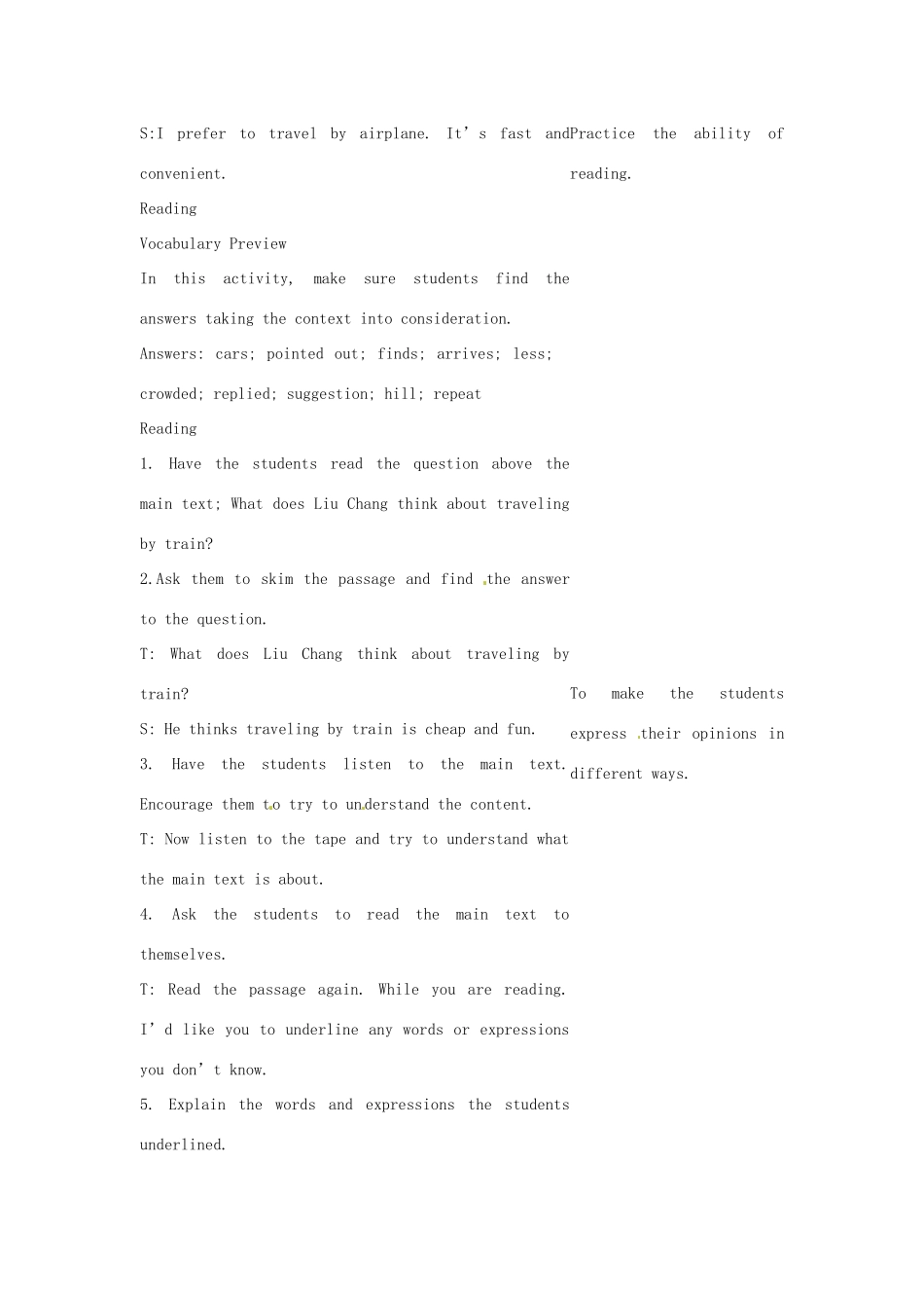 七年级英语下册 Unit 5 Cheap and Fun!Lesson 2教案 教科版_第2页