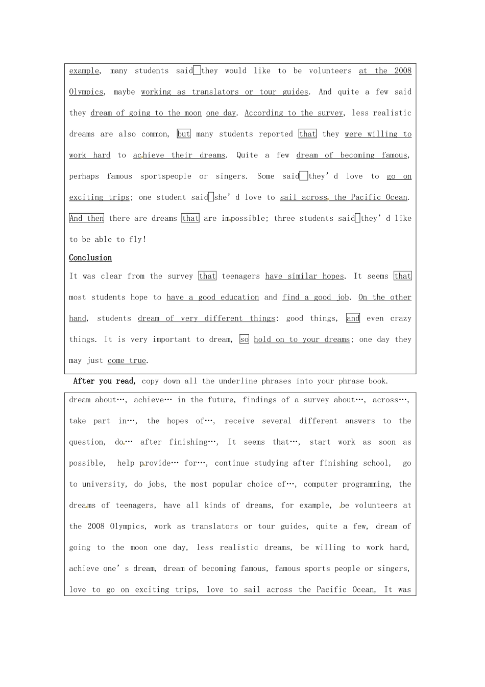 四川省江油市九年级英语《 Unit 7 Where would you like to visit》SELF CHECK教案 人教新目标版_第3页