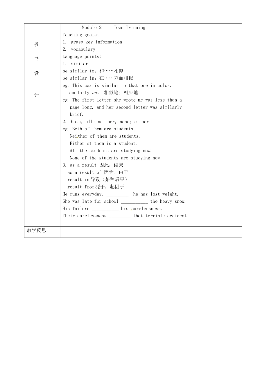 四川省宣汉县第二中学高中英语 Module 2 Culture Corner教案 新人教版必修3_第3页