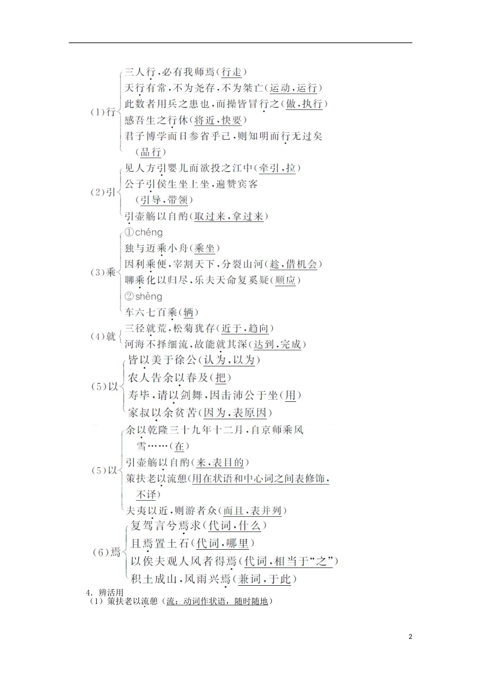高中语文 第一单元 第1课归去来兮辞并序精品导学案（详解版）北京版必修5_第2页