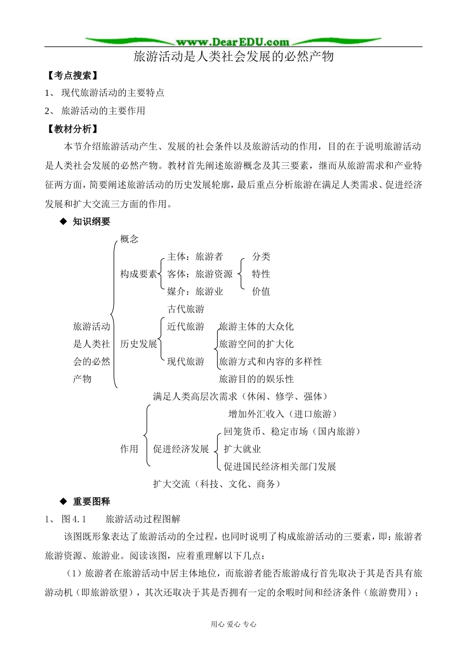 人教版高中地理选修1旅游活动是人类社会发展的必然产物1_第1页
