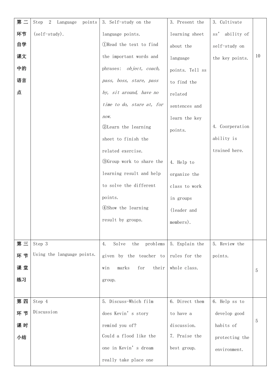 九年级英语下册 Module 2 Environmental problems Unit 4 Natural disasters教案3 牛津深圳版-牛津深圳版初中九年级下册英语教案_第3页