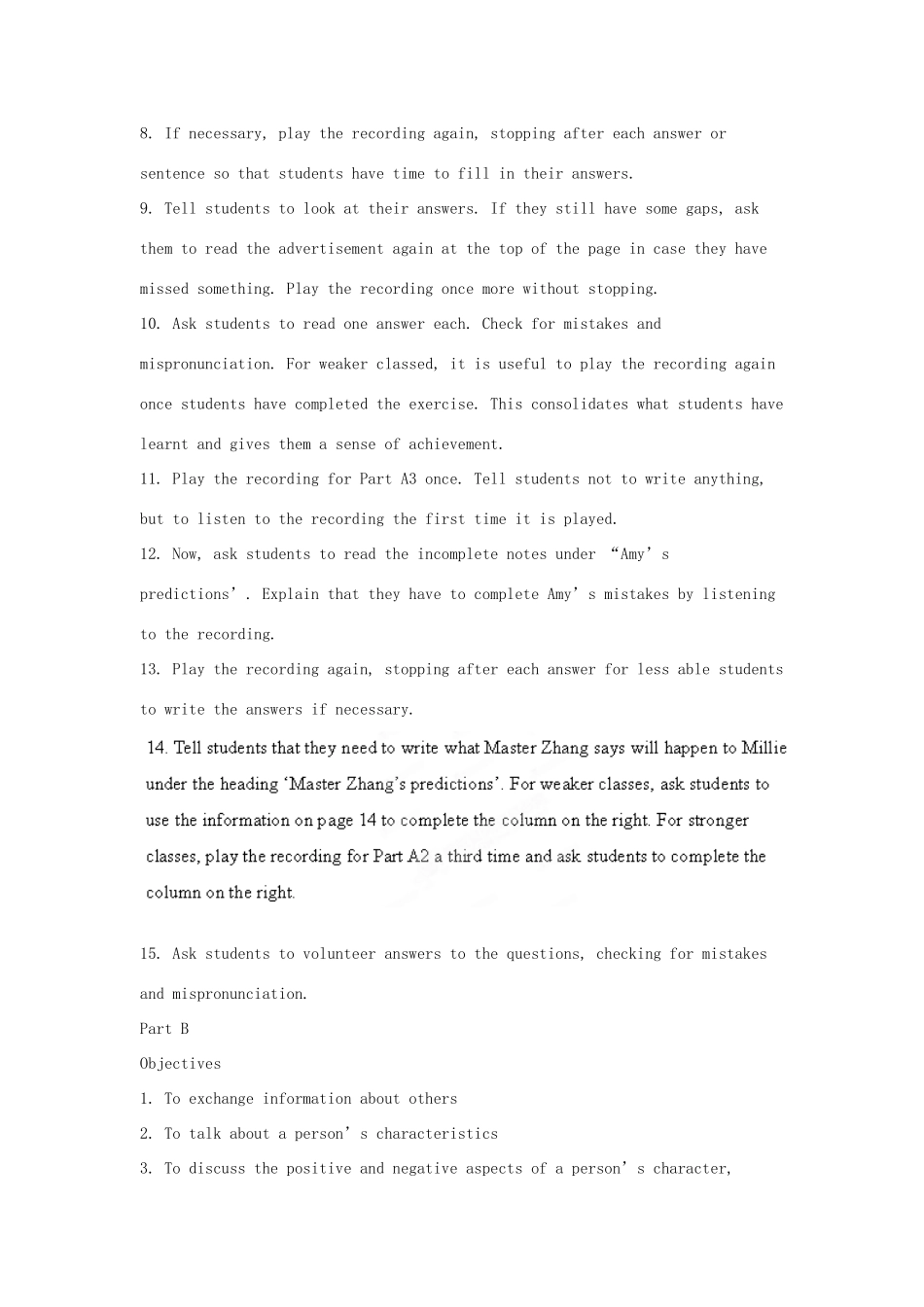 江苏省大丰市万盈二中九年级英语上册《Unit 1 Star Signs》（第七课时）教案 牛津译林版_第2页