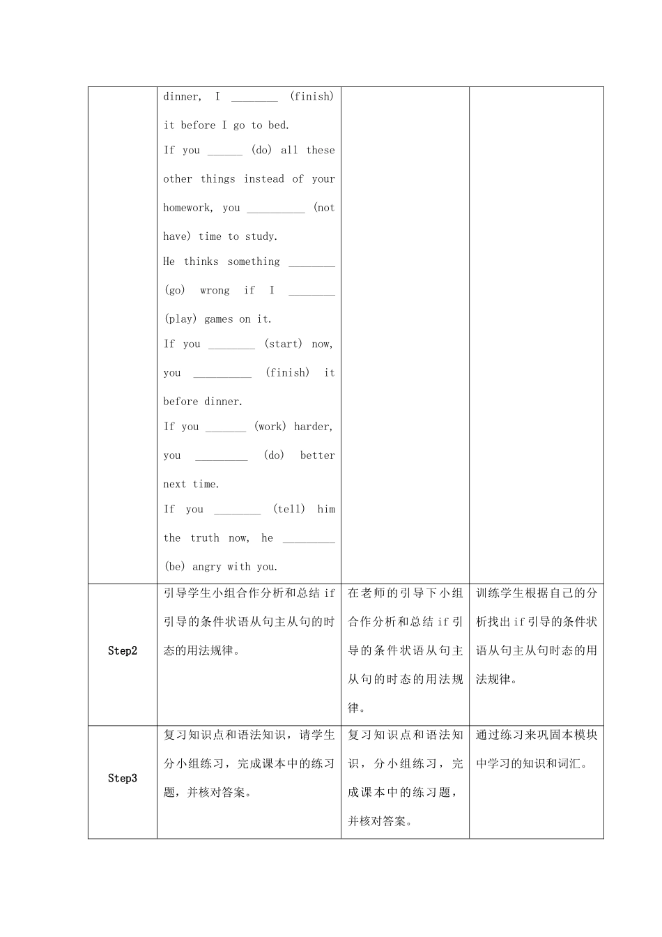 学年九年级英语上册 Module 6 Problems Unit 3 Language in use教案 （新版）外研版-（新版）外研版初中九年级上册英语教案_第3页