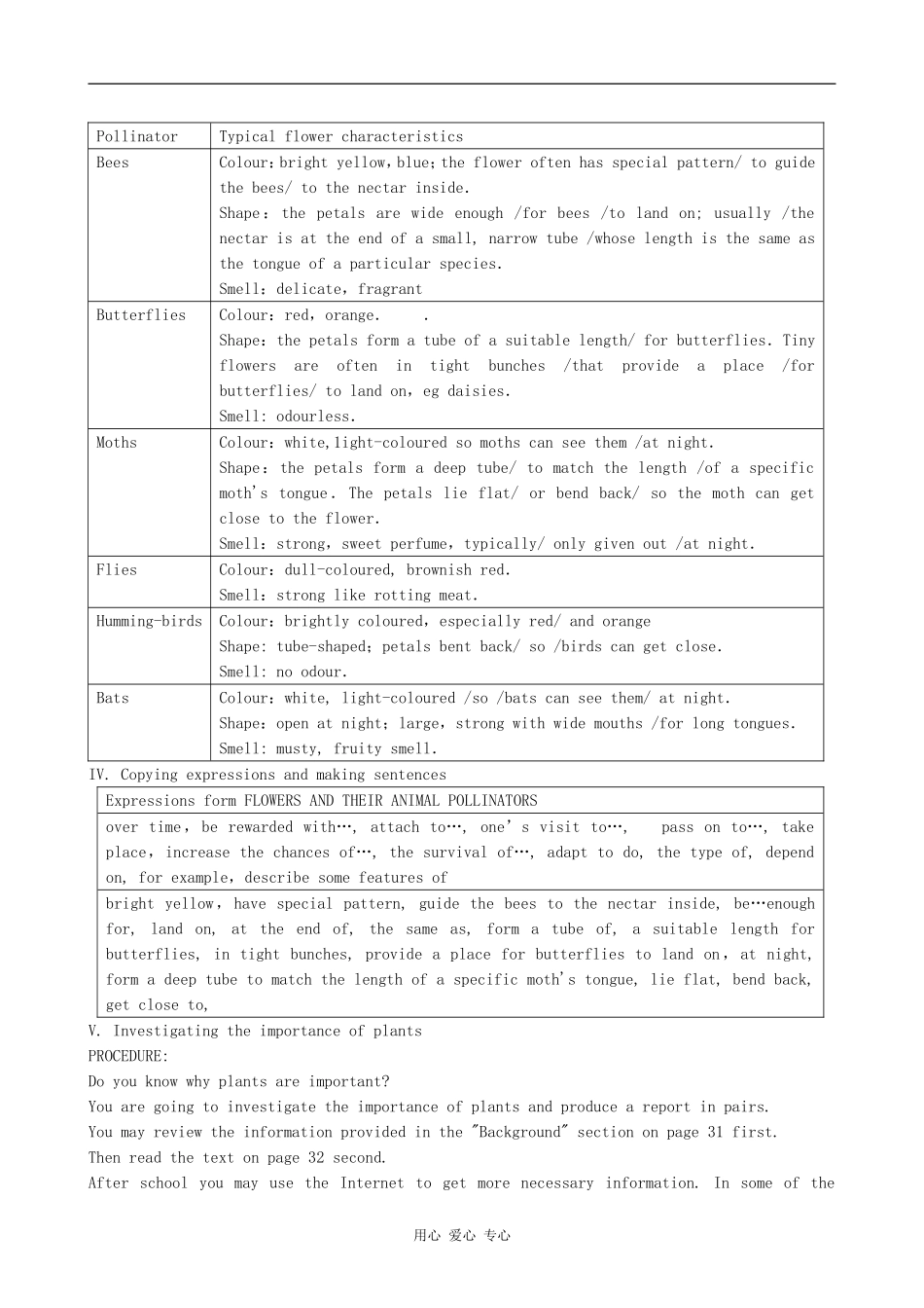高中英语Unit 4 Exploring plants-using language人教版必修9_第3页
