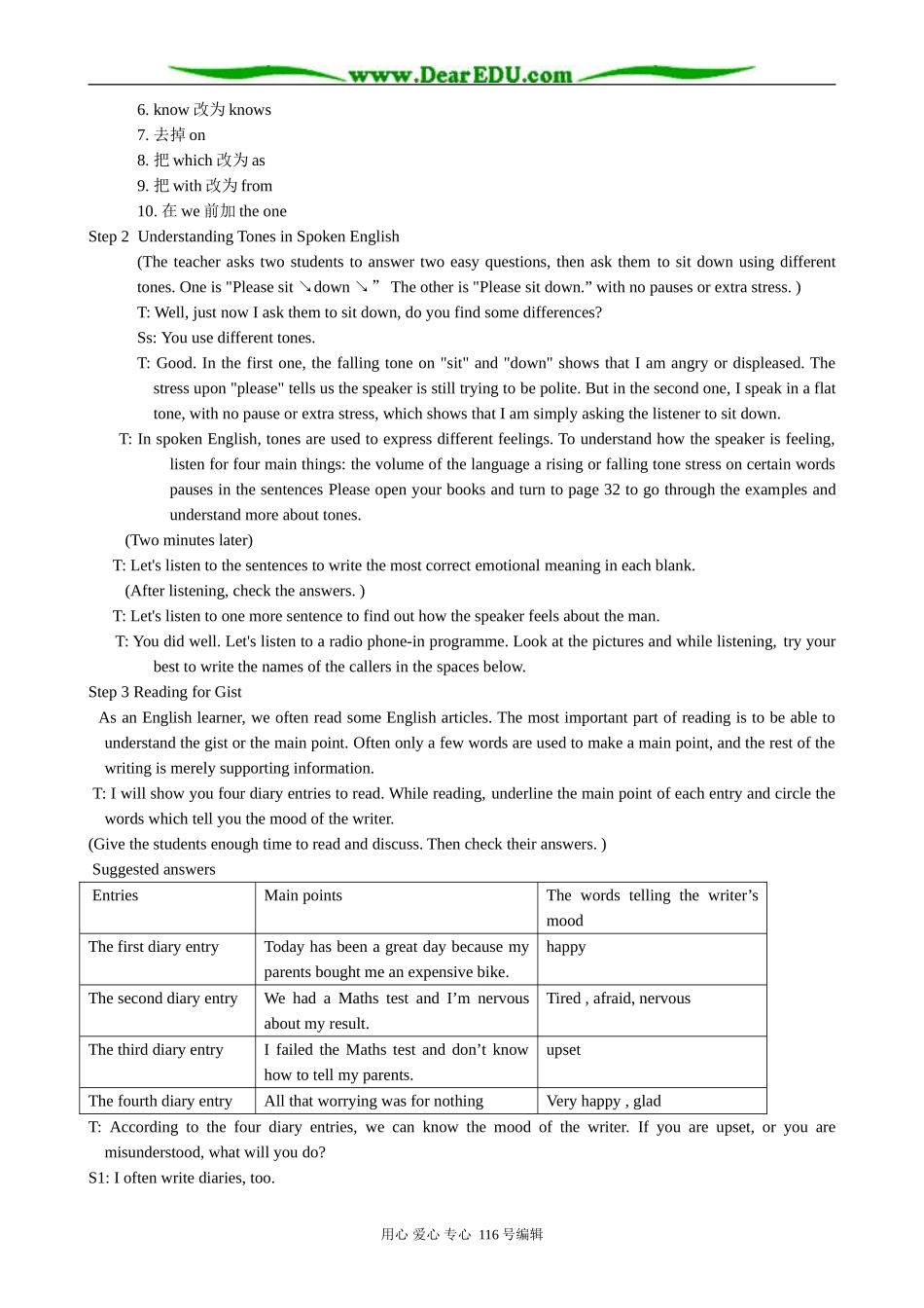 高中英语Unit 2  Period 5  task  Presenting a dialogue教案_第2页