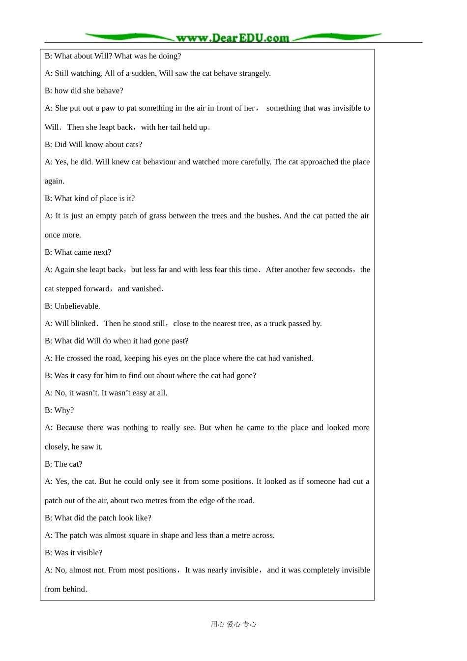 外研版英语必修6 Module2 Period3 Speaking-Telling the story of The Cat That Vanished_第2页