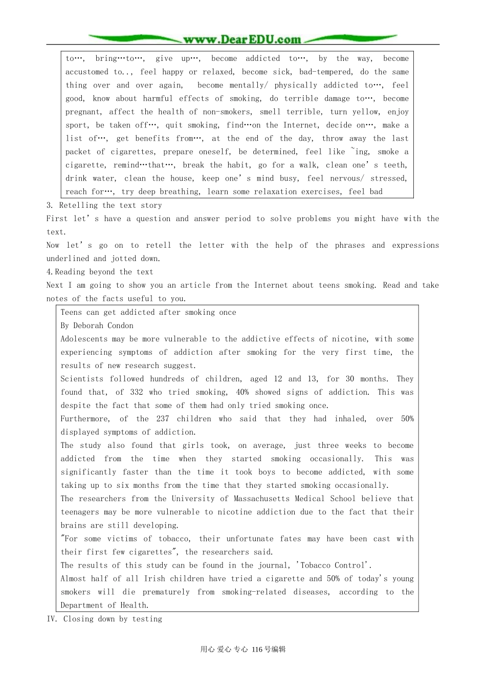 高中英语Unit 3 A Healthy Life-reading_第2页