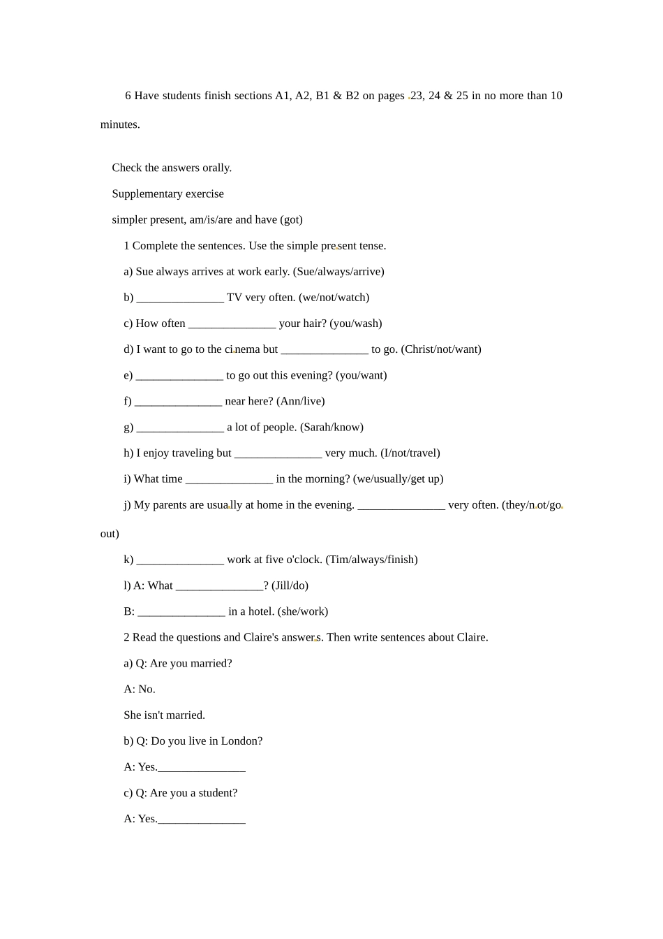 八年级英语：Chapter 2 A day in the life of…whiz-kid Wendy Period Five教案上海牛津版_第3页