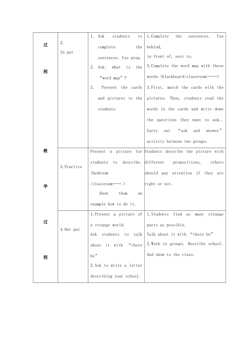 七年级英语上册 Module 3 Unit 3教学设计 外研版_第2页