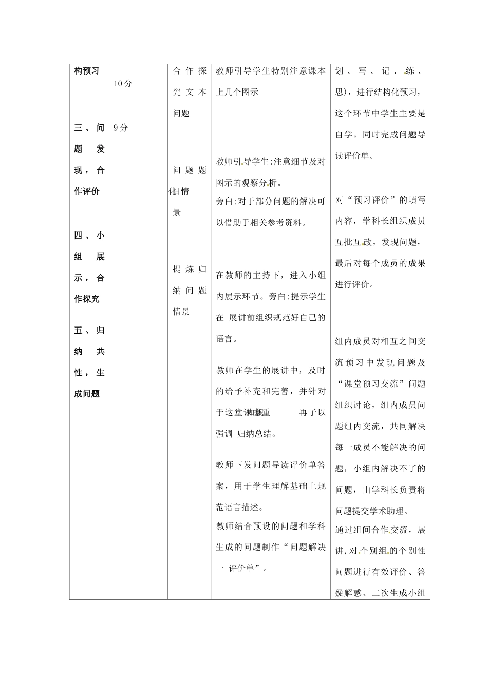 河南省新安县第一高级中学高中生物《细胞器系统内的分工合作》学习方案设计 新人教版必修1_第3页