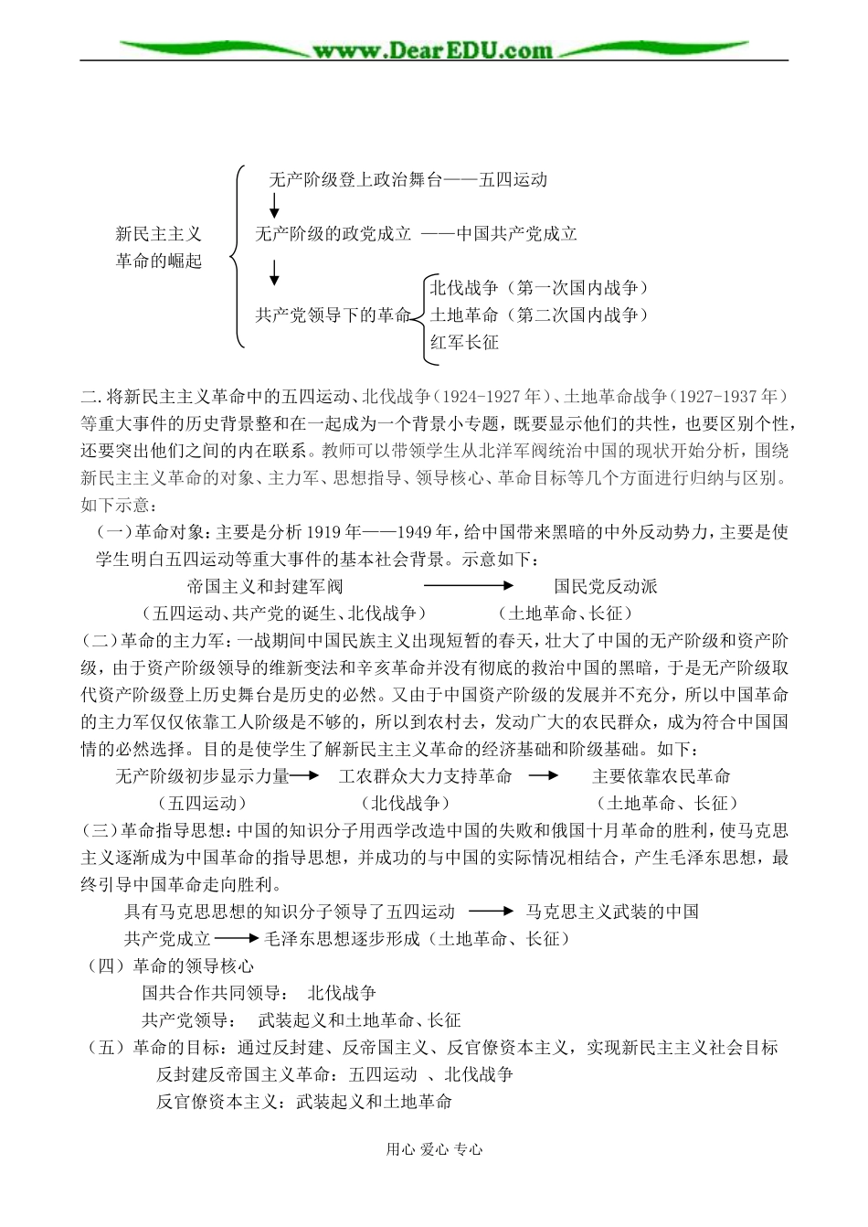 高一历史 新民主主义革命教案_第2页