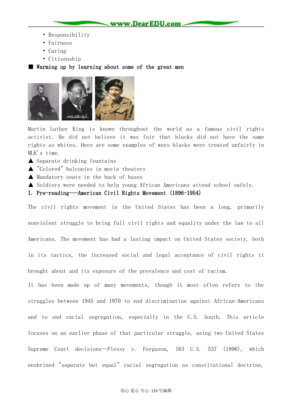 高中英语Unit 3 Fairness for all(Part 1)--Period 1 Reading_第2页