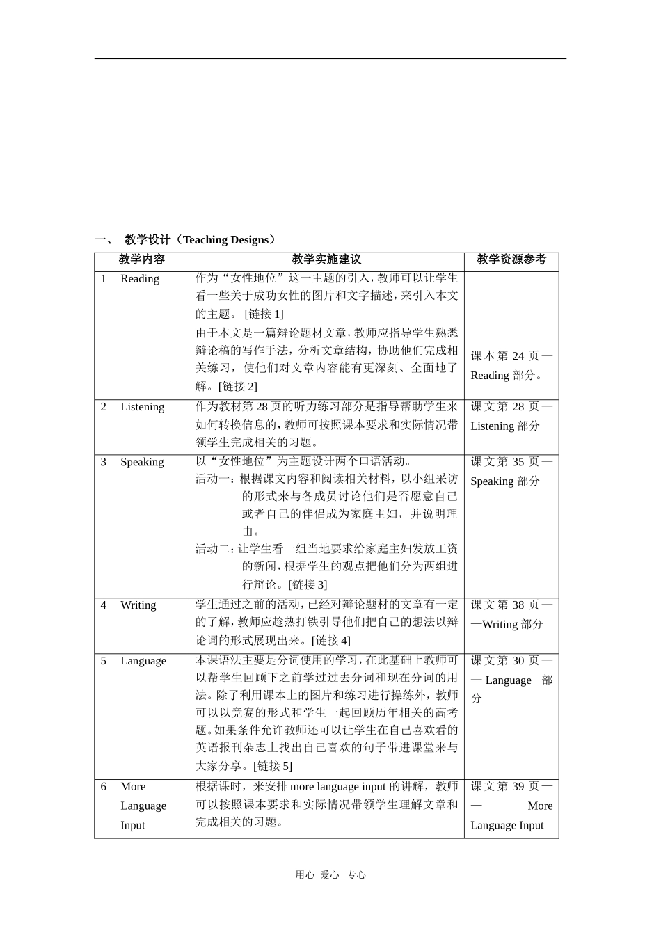 高中英语：Unit2 A woman’s place in the home教案（牛津上海版S3B）_第2页