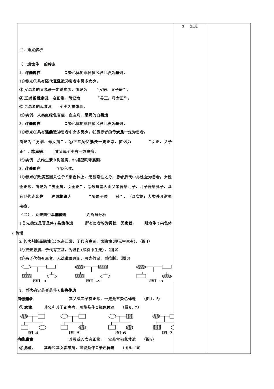 山东省郯城县第三初级中学高三生物上册《基因在染色体上》教案 新人教版_第2页