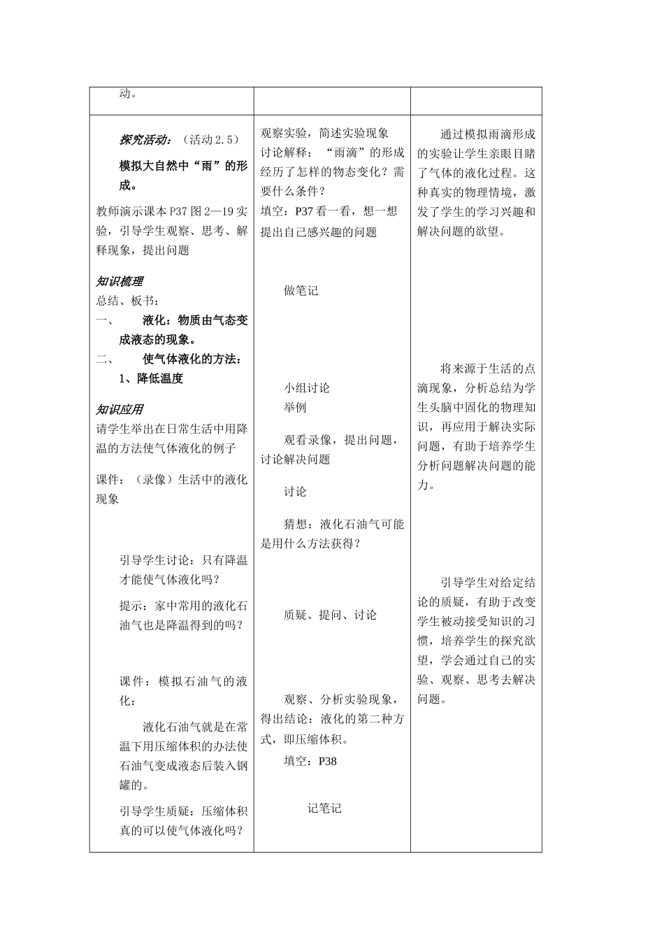 八年级物理上册《4.2探究汽化和液化的特点》教案沪粤版_第2页