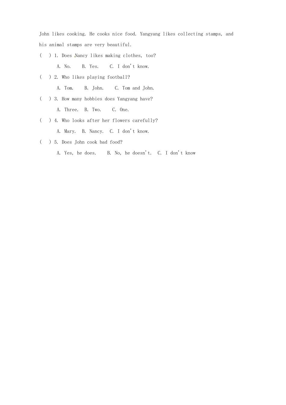 江苏省连云港市田家炳中学七年级英语上册《Unit 1 This is me checkout》教案_第3页