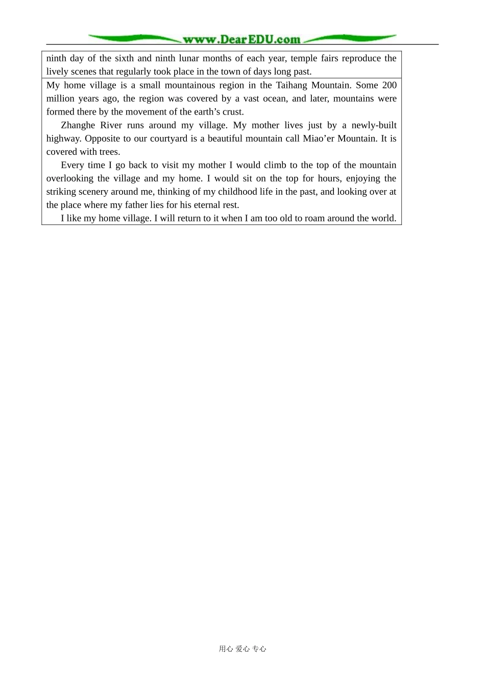 外研版英语必修4 Module5 A Trip Along the Three Gorges--Writing _第2页
