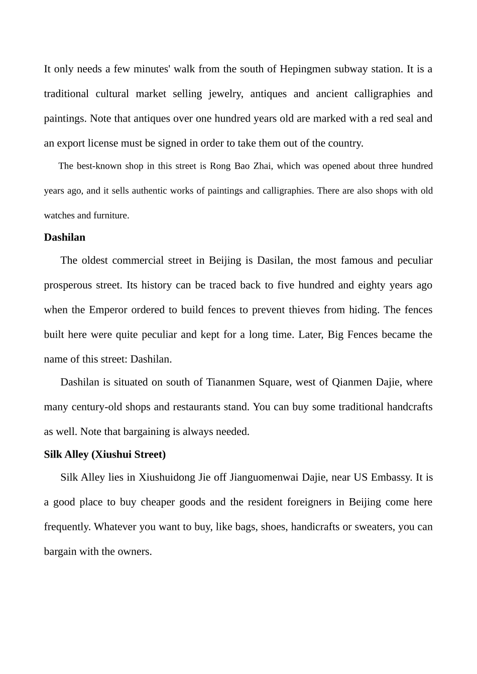 九年级英语Unit 3 Buying and Selling  Shopping in BeiJing冀教版_第2页