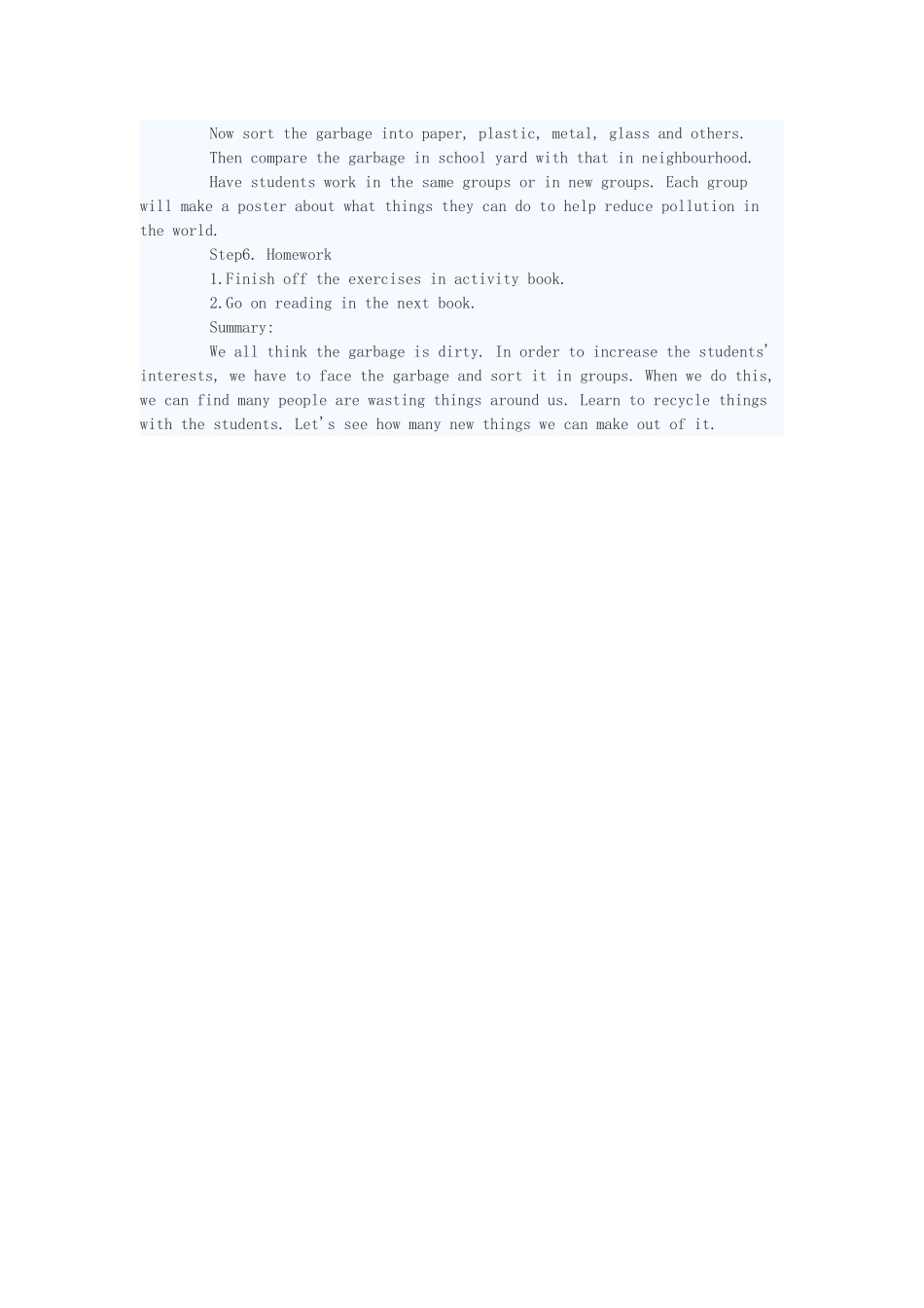 八年级英语下册 Unit8 Lesson 59教案 冀教版_第2页