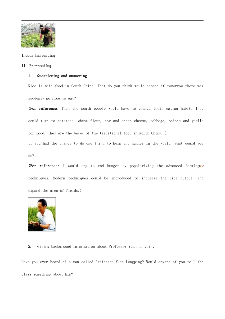 高中英语Working the land 人教版必修四_第3页