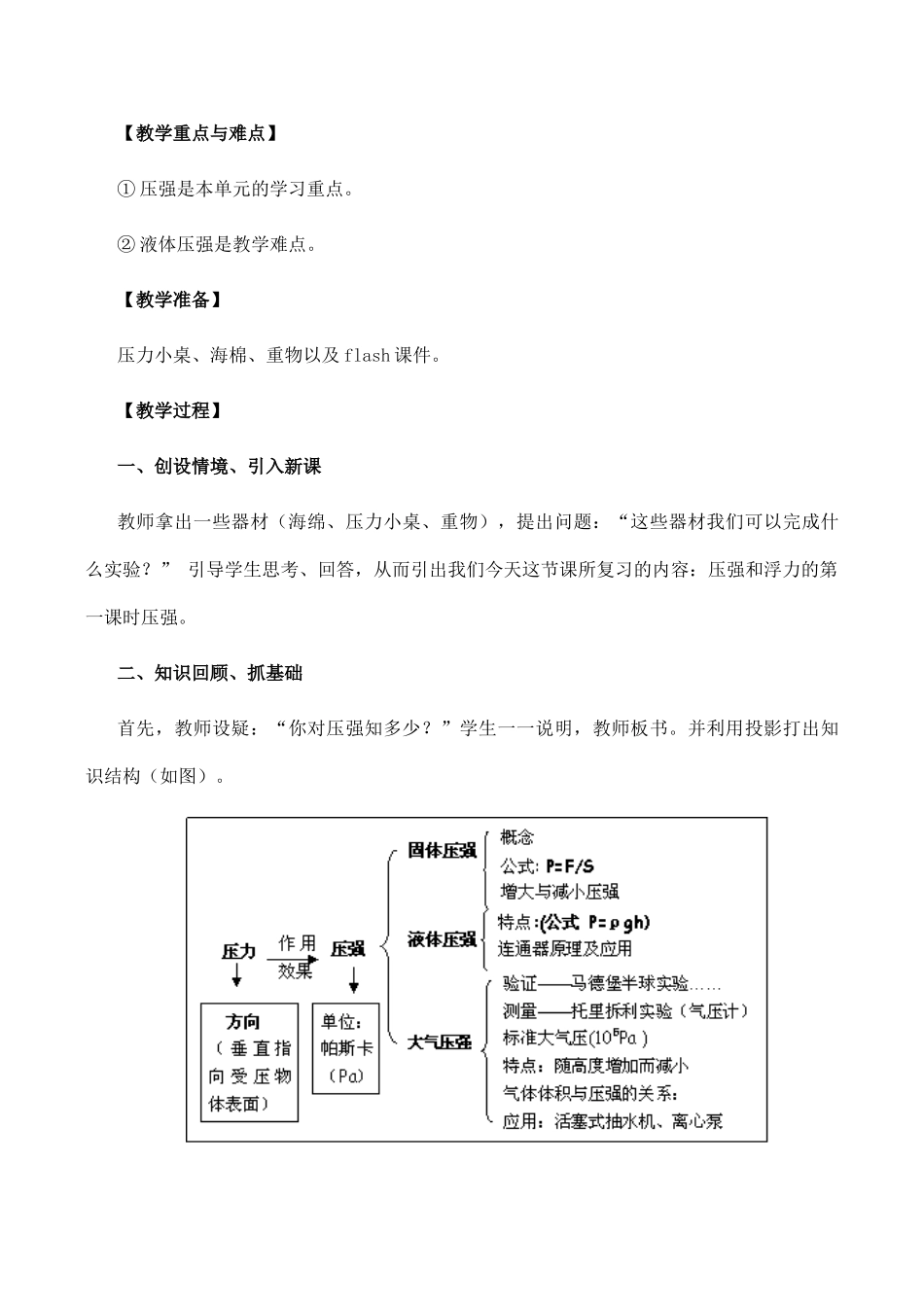 九年级物理第十四章 压强和浮力新人教版_第2页