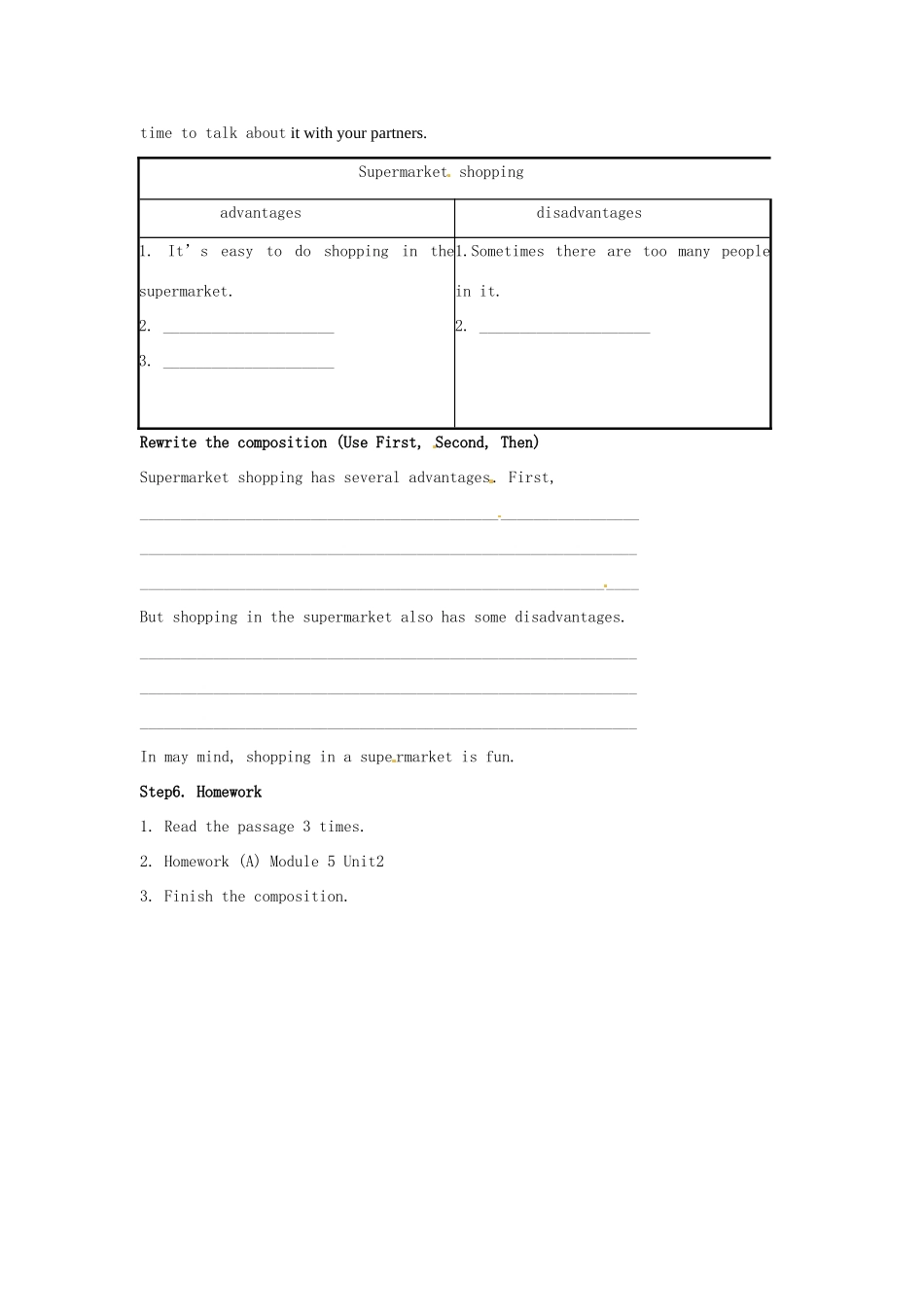 七年级英语下册 Moudle 5 Unit 2 You can buy everything on the Internet教案 （新版）外研版-（新版）外研版初中七年级下册英语教案_第3页