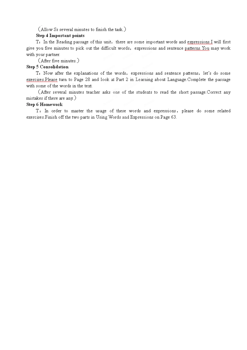 陕西省澄城县寺前中学高中英语 Unit 4 Earthquakes Vocabulary and Useful Expressions教案 新人教版必修1_第3页