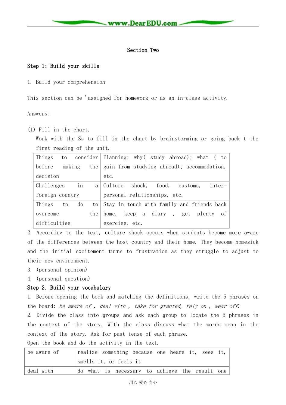 冀教版英语必修5 _Unit 7 Studying abroad：what you need to know_第2页