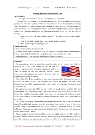 教学设计 Reading