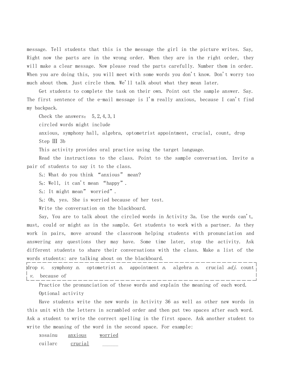 九年级英语全册 Unit 5 It must belong to Carla The Third Period教案 人教新目标版_第2页